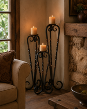Load image into Gallery viewer, LARGE MYKONOS CANDLEHOLDER SET
